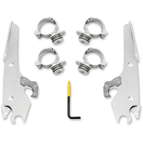 Memphis Shades Batwing Trigger Lock Mounting Kit - Scout (Polished) MEK2027