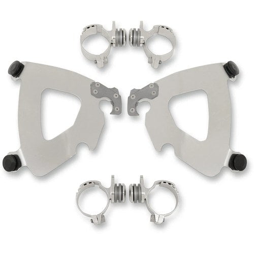 Memphis Shades Gauntlet Fairing Trigger Lock Mount Kit, Scout (Polished) MEK2024