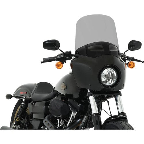 Memphis Shades Roadwarrior Cafe Windshield, Vented -15" (Black Smoke) MEP87612