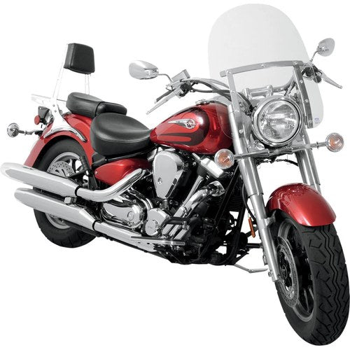 Memphis Shades Memphis Slim Windshield 17" - 9" Cutout (Solar/Gray) MEM4229