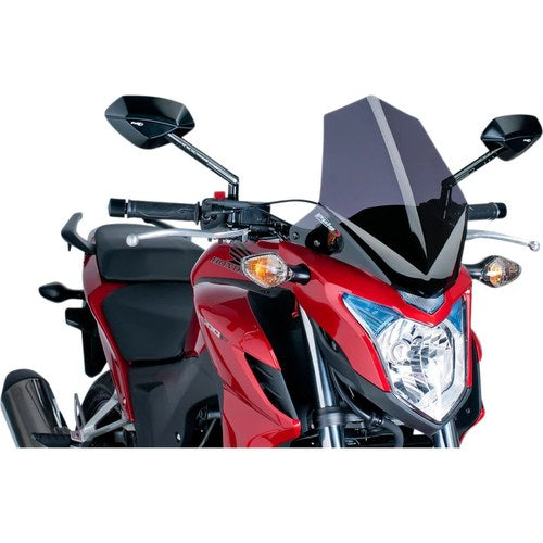 Puig Naked New Generation Windscreen - CB500F (Dark Smoke) 6437F