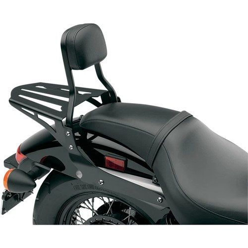 Cobra Sissy Bar Luggage Rack - Laser-cut (Black Powder-Coated) 02-3602B