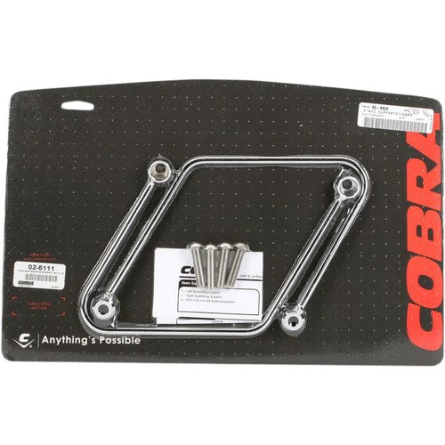 Cobra Saddlebag Protectors and Supports (Chrome) 02-6111