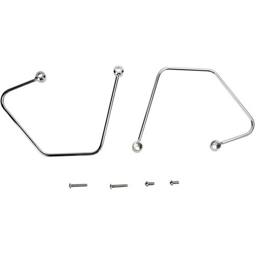 Cobra Saddlebag Protectors and Supports (Chrome) 02-6105