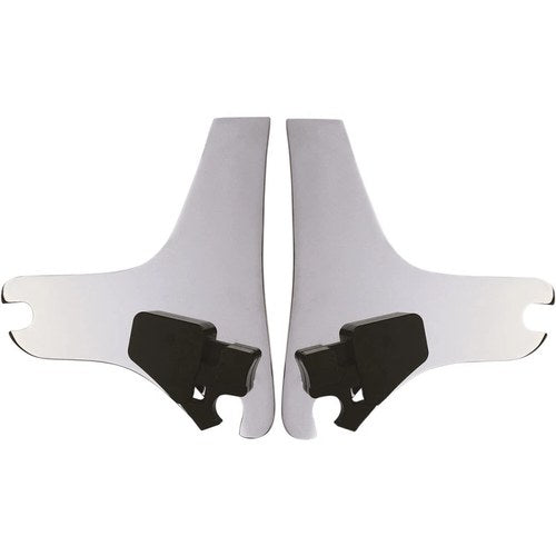 Cycle Visions D-Tach Sissy Bar Side Plates (Chrome) Pair | CV-8080