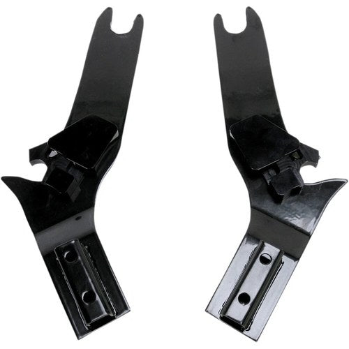Cycle Visions D-Tach Sissy Bar Side Plates (Black) Pair | CV-8085B