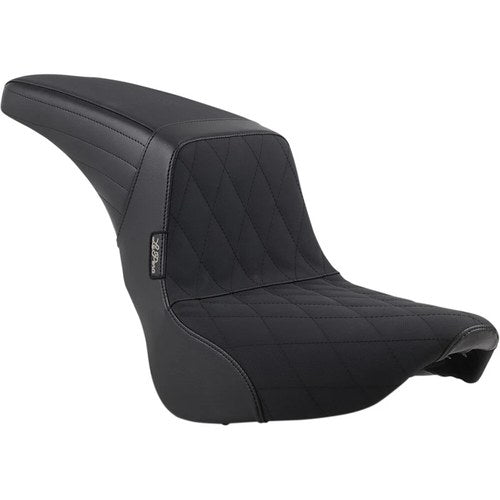Le Pera Kickflip Seat - Diamond Grip - Softail '18+ (Black) LYR-590DMGP