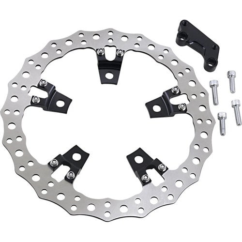 Arlen Ness Jagged Floating Brake Rotor - 14" Left - Touring | 02-950