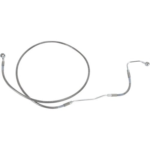 Drag Specialties +2" Brake Line - Front Stainless Steel - FLT9-13ABS | 691182-2