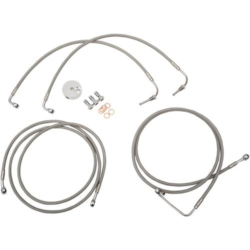 LA Choppers Stainless Steel Front Brake Line - Touring ABS | LA-8051B13