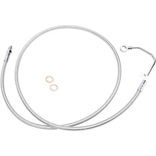 Magnum Mid Brake Line - Flht ABS - Polished Stainless | 57011