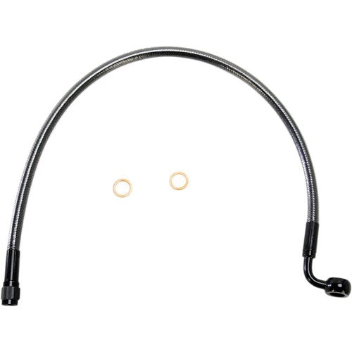 Magnum Black Pearl Front Brake Line - ABS - 90/10mm 19" | AS47219
