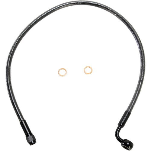 Magnum Black Pearl Front Brake Line - ABS - 90/10mm 24" | AS47224