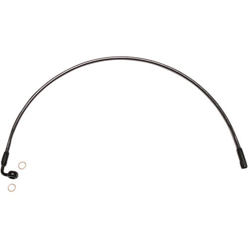 Magnum Black Pearl Brake Line - 90 Degree 12mm - 22" | AS478022