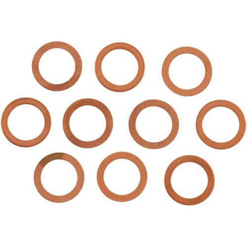 Eastern Motorcycle Parts Copper Crush Washers for Wheel Cylinder Bolt A-41744-58