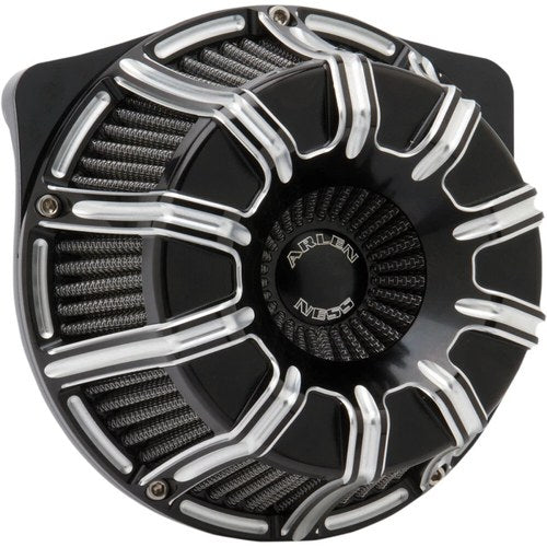 Arlen Ness Air Cleaner 10 Gauge Flt (Black) 18-941