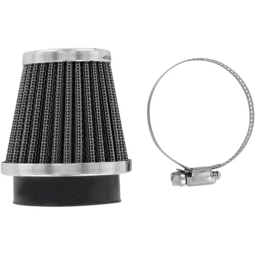 Emgo Clamp-On Pod Air Filter - 54mm (Chrome) 12-55754