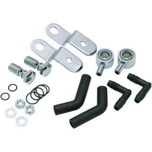 Mikuni Breather 42mm Kit 93-99 XL (Black / Chrome) KHS-020