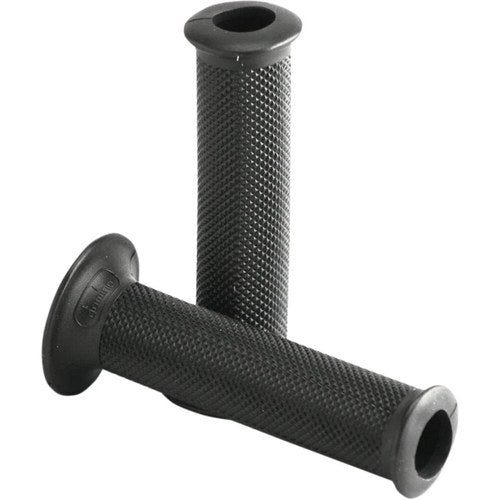 Domino Black 128 mm Dakar Grips w/ Open Ends | 1128.82.40.06-1
