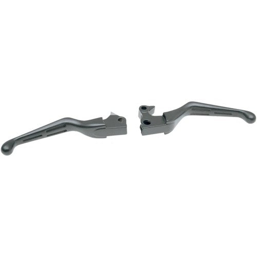 Drag Specialties Black Slotted Levers | H07-0589B