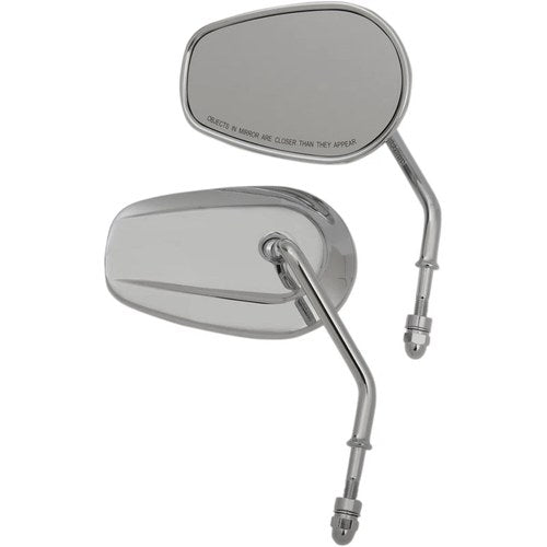Drag Specialties Replacement Mirrors - Short Stem - Chrome | M60-6385C