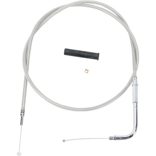 Drag Specialties 43" Braided Throttle Cable | 5332104B