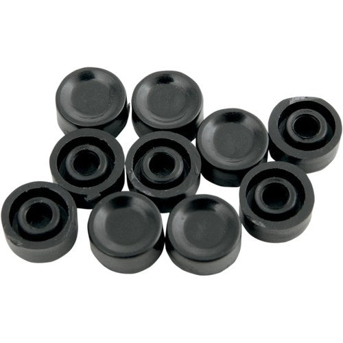 Drag Specialties Black Short Horn/Start Button Cap | 26-0193-BC101