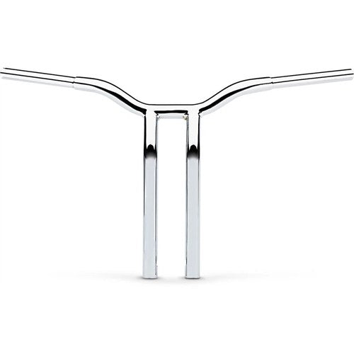 LA Choppers Chrome 16" One Piece Bent Kage Fighter Handlebar | LA-7338-16