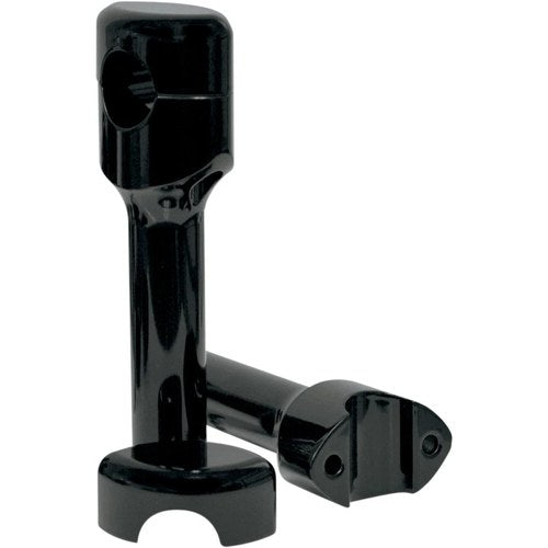 LA Choppers 6" Black Hefty Smooth Riser | LA-7406-06B