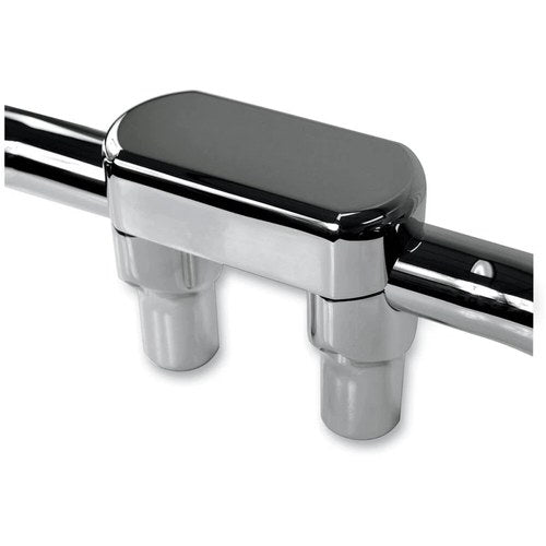LA Choppers Chrome 3" Hefty Risers w/ Top | LA-7446-03
