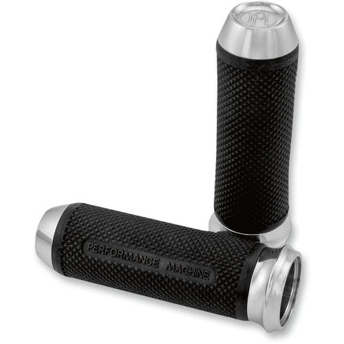 Performance Machine Chrome Elite Grips for Tbw | 00635-2028CH