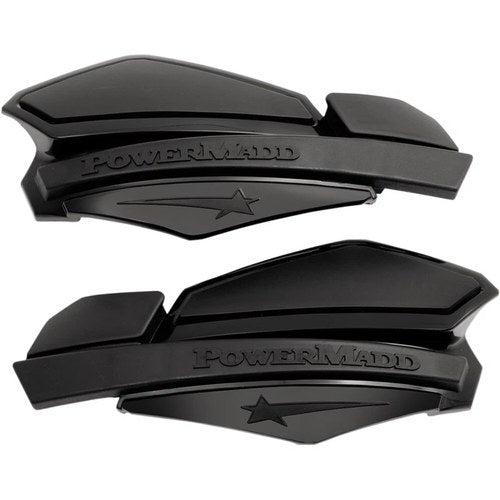 Powermadd Black/Black Handguards | 34210