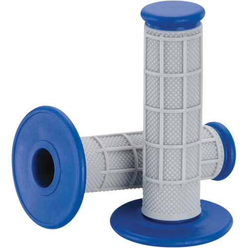 Moose Racing Blue Half Waffle Qualifier Grips | 1MG0715-EUM