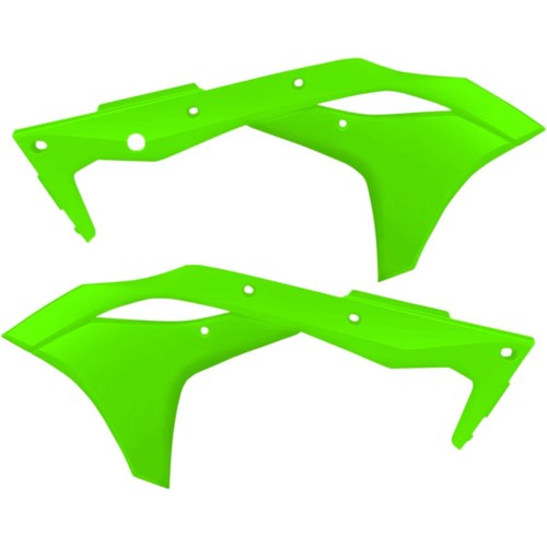 Acerbis Radiator Shrouds - KX 250 F - Fluorescent Green | 2630610235