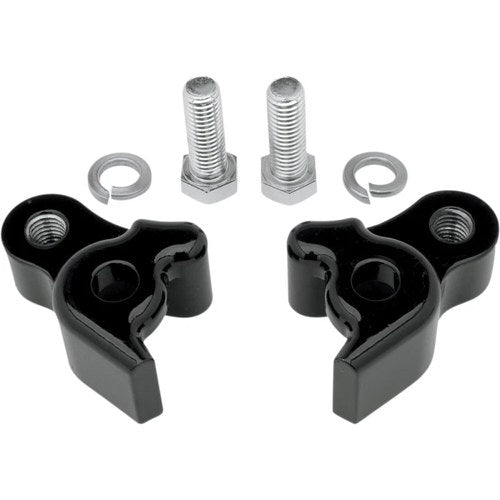 Burly Brand Rear Lowering Kit - Black - Lowers 1" - '09-'16 FL | B28-42008