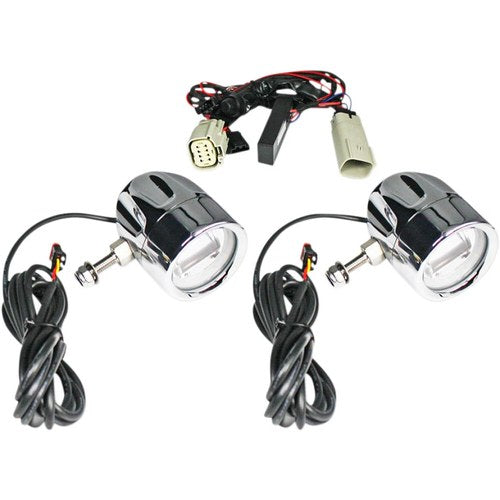 Custom Dynamics LED Fog Light - Trike - Chrome | PB-FOG-TKE-C