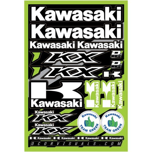 D'Cor Visuals Decal Sheet - Kawasaki | 40-20-100