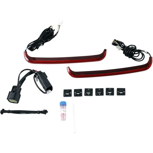 Custom Dynamics LED Low-Profile Bagz Accent Lights, 09-13 Red Lens | CD-LP-SS8-R