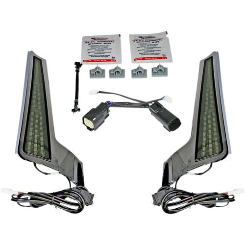 Custom Dynamics Fascia LED Light Panels - Chrome/Smoke | CD-FASCIA-SS6CS