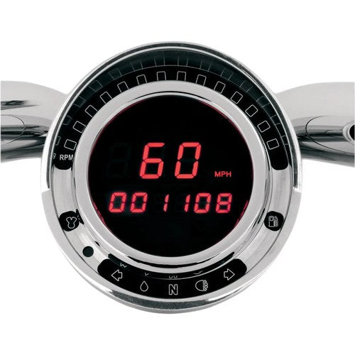 Dakota Digital Big Dog Direct Plug-In Speedometer - Red LED | BD-140-R