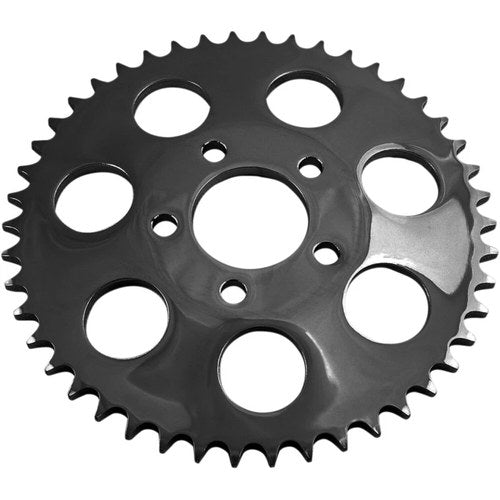 Drag Specialties Rear Sprocket - Gloss Black - Dished - 46-Tooth | 16431EB
