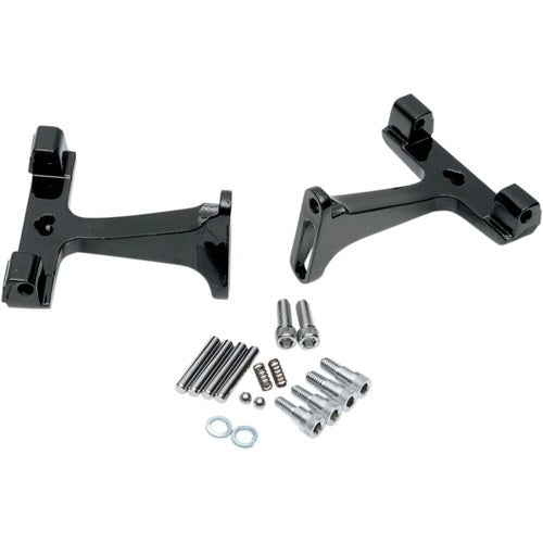 Drag Specialties Passenger Footboard Mount - Black | P17-0406B