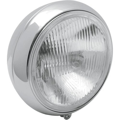 Drag Specialties 7" Smooth Headlight - Flst - Chrome | L20-6084E