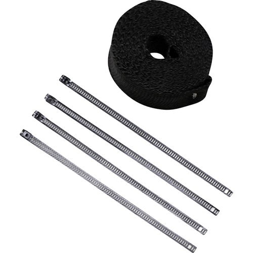 Cycle Performance Exhaust Wrap Kit - Metallic Black - 2x25 | CPP/9242