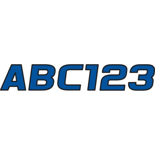 Hardline I.D. Sticker Kit - 700 Series - Blue | BLBLK700