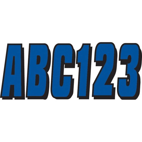 Hardline I.D. Sticker Kit - 320 Series - Blue | BLBLK320