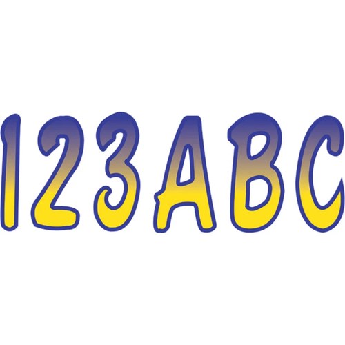 Hardline I.D. Sticker Kit - 200 Gradation - Yellow/Purple Gradation | YEPUG200