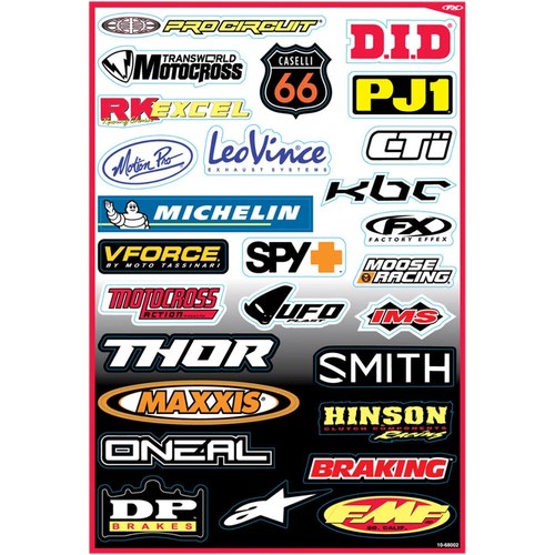 Factory Effex Decal Kit - Sponsor B | 10-68002