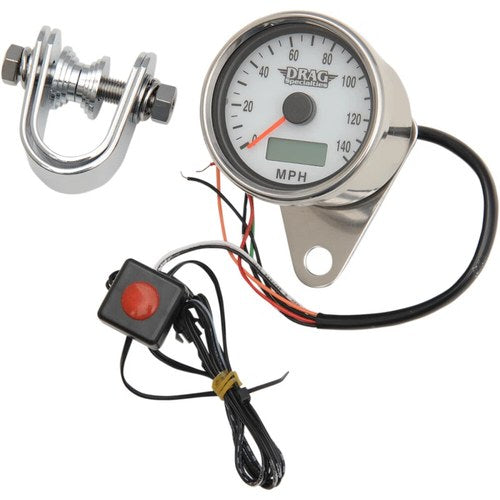 Drag Specialties 2.4" Mph Programmable Mini Electronic Speedometer 21-6893DSWNU