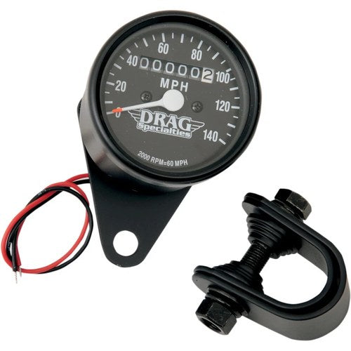 Drag Specialties 2.4" Mph Mini LED Mechanical Speedometer/Indicators 21-6805BDS1